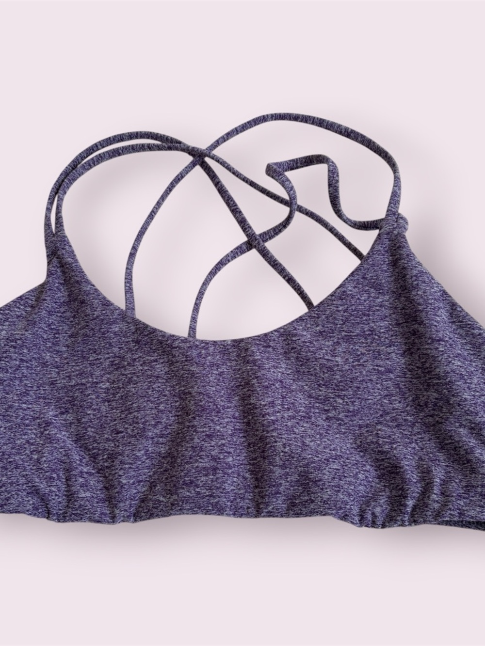 TNA Purple Strappy Sports Bralette